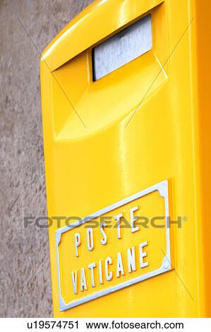 Stock Image - First Class mail slot. Fotosearch