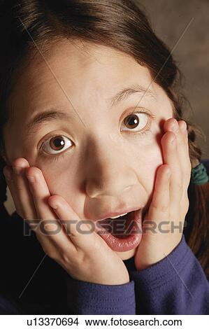 Girl screams View Large Photo Image Picture - Girl screams. Fotosearch