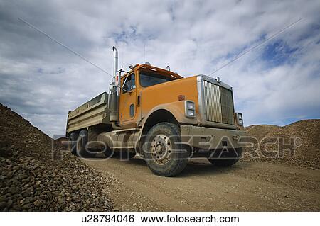 Gravel truck View Large Photo Image Stock Photograph - Gravel truck. Fotosearch