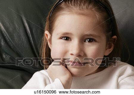 Grinning girl View Large Photo Image Stock Photograph - Grinning girl. Fotosearch