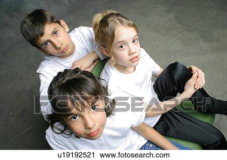 Stock Image - Group of children. Fotosearch