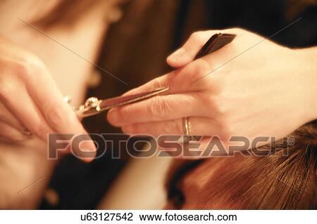 Stock Image - Hairdressing. Fotosearch
