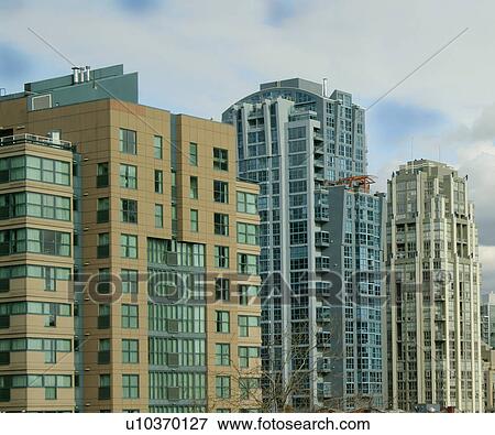 High-rise buildings View Large Photo Image Stock Photo - High-rise buildings. Fotosearch