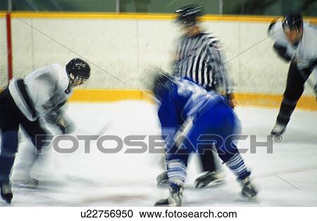 Hockey face-off View Large Photo Image Stock Image - Hockey face-off. Fotosearch