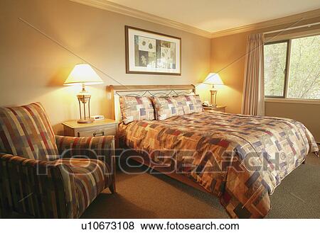 Hotel Bedroom View Large Photo Image Stock Photo - Hotel Bedroom. Fotosearch