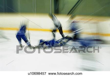 Stock Photo - Ice hockey. Fotosearch