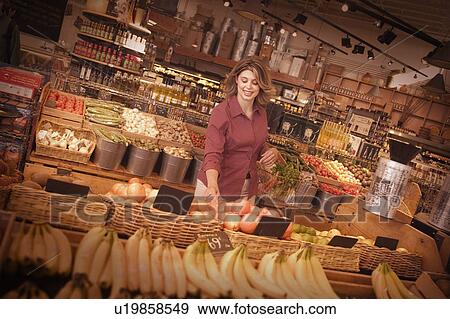 In a grocery store View Large Photo Image Stock Photo - In a grocery store. Fotosearch