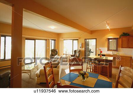 Inside a cabin View Large Photo Image Stock Photograph - Inside a cabin. Fotosearch