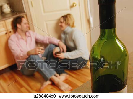 Stock Image - Looking bottle. Fotosearch