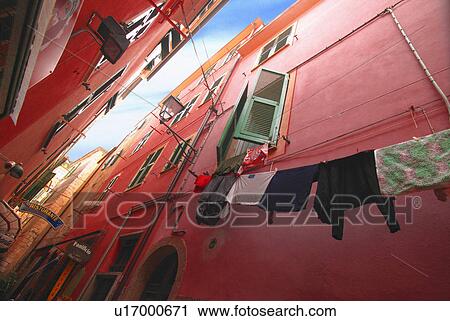 Looking up at apartments Vernazza Cinque Terre Italy View Large Photo Image Stock Image - Looking up at apartments Vernazza Cinque Terre Italy. Fotosearch