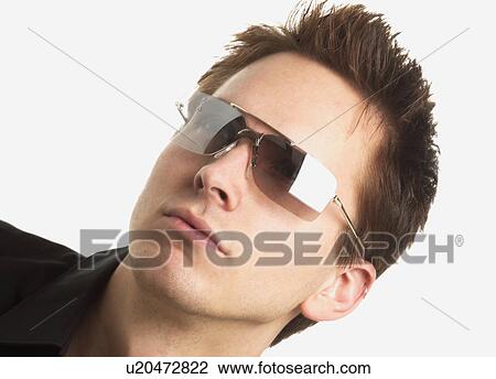 Stock Image - Man with sunglasses. Fotosearch
