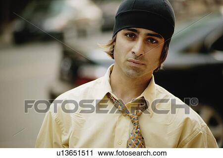 Stock Image - Man with tie. Fotosearch