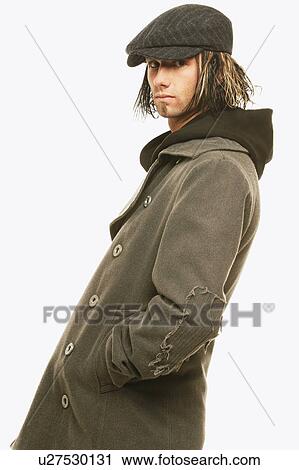 Man with trench coat View Large Photo Image Stock Image - Man with trench coat. Fotosearch