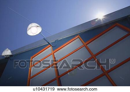 Modern industrial building View Large Photo Image Stock Photo - Modern industrial building. Fotosearch