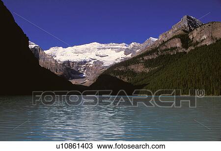 Stock Image - Mountain lake. Fotosearch