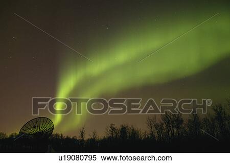 Northern lights Alberta Canada View Large Photo Image Stock Photography - Northern lights Alberta Canada. Fotosearch