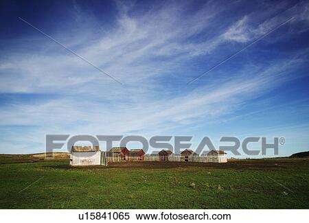 Old buildings in field View Large Photo Image Stock Photography - Old buildings in field. Fotosearch