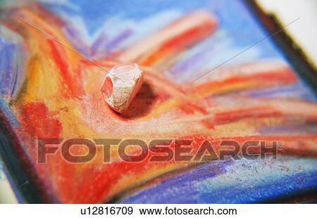 Stock Photo - Painting of a hand. Fotosearch