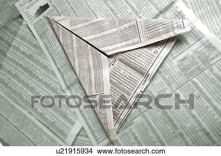 Picture - Paper airplane. Fotosearch