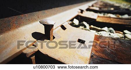 Parts of a railway track View Large Photo Image Stock Image - Parts of a railway track. Fotosearch