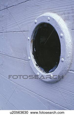 Porthole of wooden boat View Large Photo Image Stock Image - Porthole of wooden boat. Fotosearch