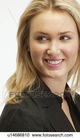 Portrait of a blond woman View Large Photo Image Stock Image - Portrait of a blond woman. Fotosearch