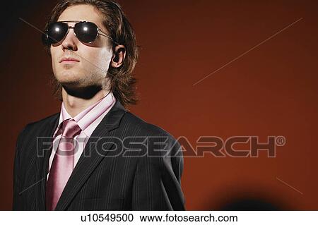 Stock Image - Portrait of a businessman. Fotosearch