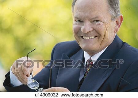 Stock Image - Portrait of a businessman. Fotosearch