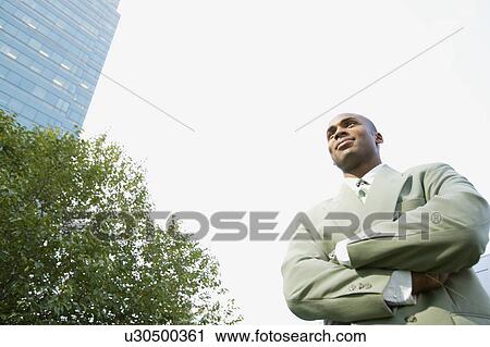 Stock Image - Portrait of a businessman. Fotosearch