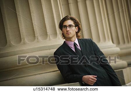 Stock Photo - Portrait of a businessman. Fotosearch