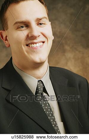 Stock Photo - Portrait of a businessman. Fotosearch