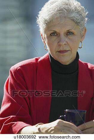 Stock Image - Portrait of a businesswoman. Fotosearch