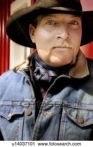 Portrait of a cowboy View Large Photo Image Stock Image - Portrait of a cowboy. Fotosearch