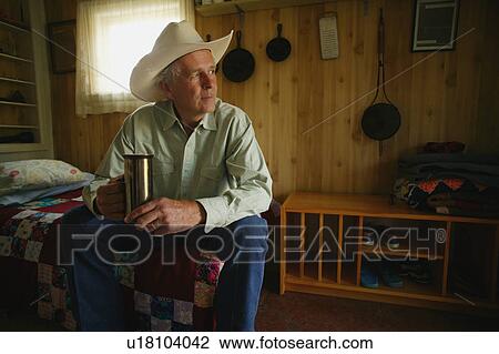 Portrait of a cowboy View Large Photo Image Stock Image - Portrait of a cowboy. Fotosearch
