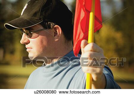 Portrait of a golfer View Large Photo Image Stock Image - Portrait of a golfer. Fotosearch