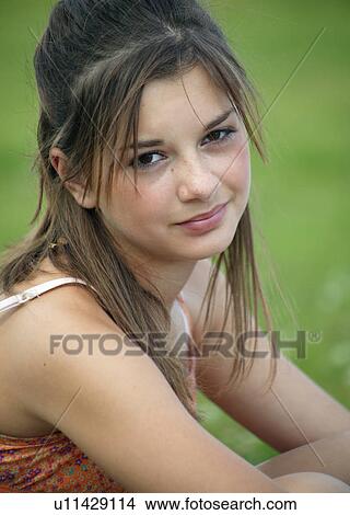 Picture - Portrait of a teen. Fotosearch