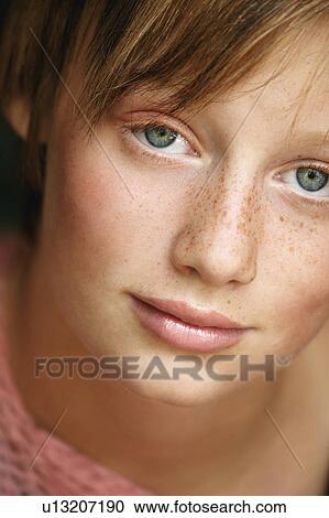 Portrait of a teenage girl View Large Photo Image Stock Image - Portrait of a teenage girl. Fotosearch