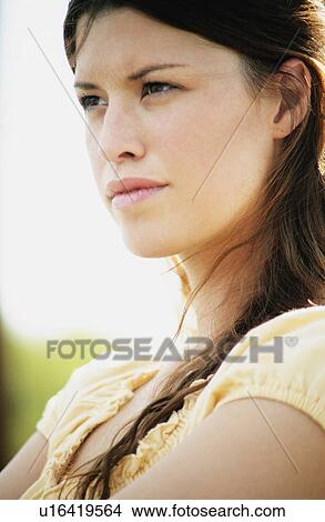 Picture - Portrait of a woman. Fotosearch
