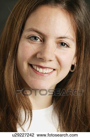 Stock Image - Portrait of a woman. Fotosearch