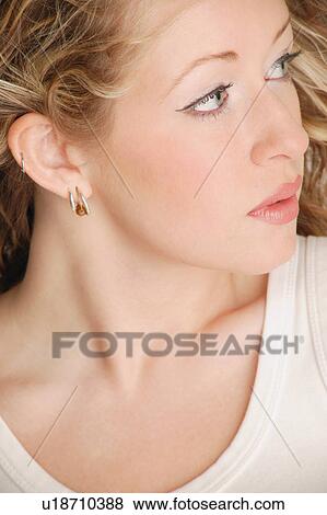 Portrait of woman View Large Photo Image Stock Photo - Portrait of woman. Fotosearch