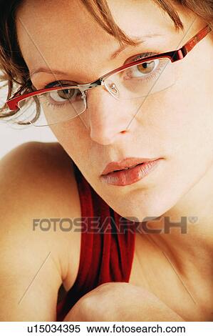 Stock Photography - Portrait of woman. Fotosearch