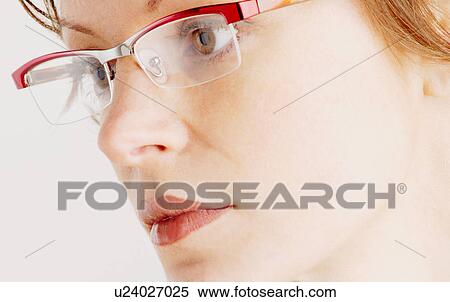 Stock Photography - Portrait of woman. Fotosearch