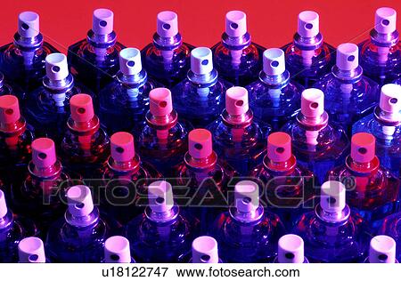 Stock Photo - Rows of aerosol sprays. Fotosearch
