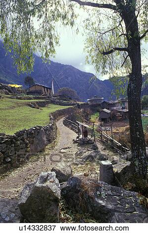 Stock Photo - Rural landscape in mountainous region. Fotosearch