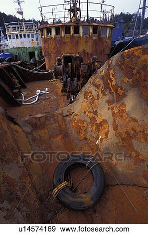 Rusty old boat View Large Photo Image Stock Photo - Rusty old boat. Fotosearch