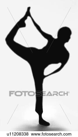 Silhouette of a dancer View Large Photo Image Stock Photo - Silhouette of a dancer. Fotosearch