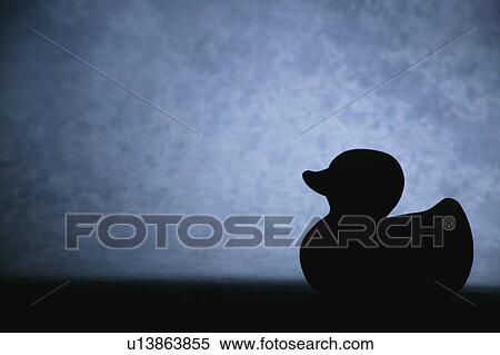 Silhouette of a rubber duck View Large Photo Image Stock Photography - Silhouette of a rubber duck. Fotosearch