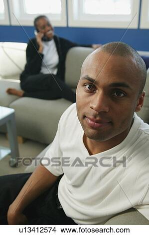 Picture - Sitting waiting. Fotosearch