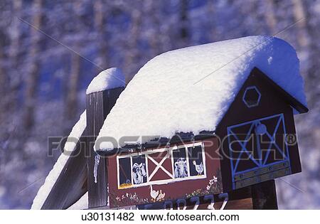 Snowy mailbox View Large Photo Image Stock Image - Snowy mailbox. Fotosearch
