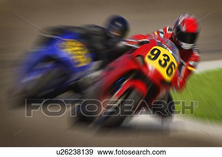Speed bike race View Large Photo Image Stock Photo - Speed bike race. Fotosearch